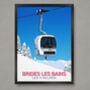 Brides Les Bains Ski Resort Poster, thumbnail 1 of 6