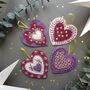 Heart Within A Heart Textile Heart Kit, thumbnail 2 of 2