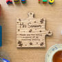 Personalised Thank You Teacher Wooden Coaster Gift, thumbnail 3 of 6