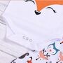 Fox Three Piece Baby Todler Outfit, thumbnail 6 of 6