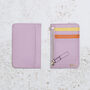 Personalised Leather Cardholder With Zip, thumbnail 7 of 7