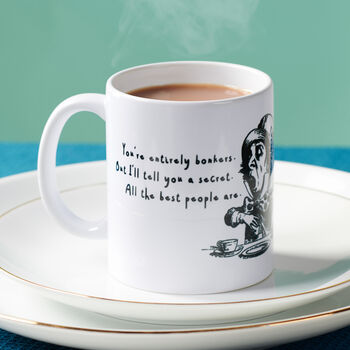 Alice In Wonderland 'Entirely Bonkers' Mug, 4 of 6