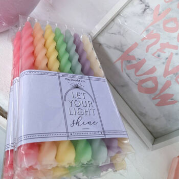 The Rainbow Swirl Candle Pack, 5 of 5