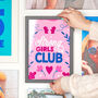 Empowering Strong Girls Club Metal Sign, thumbnail 2 of 4