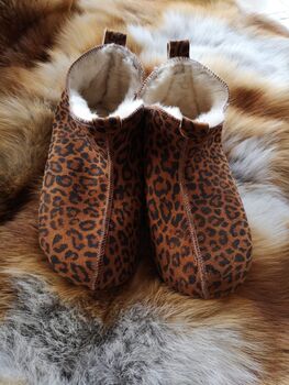 Leopard Pixie Slipper Boot, 4 of 7