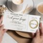 Holiday Reveal Boarding Pass Travel Ticket Gift, thumbnail 1 of 9