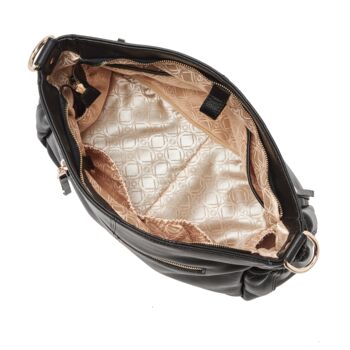 Lennox Midi Black Leather Handbag, 9 of 10
