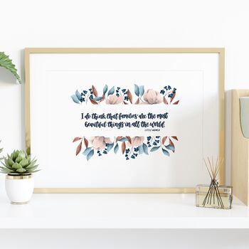 'Families Are Beautiful' Print Little Women, 4 of 5