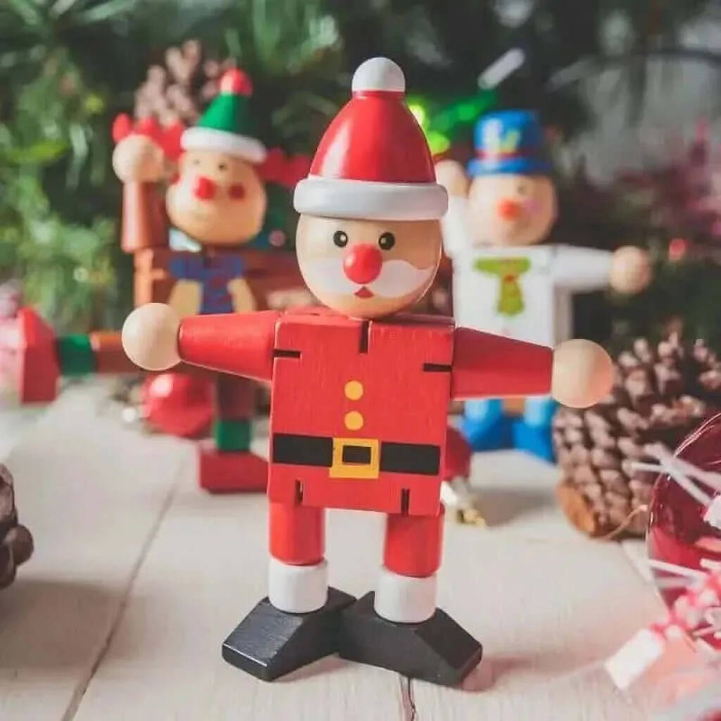 Christmas Wooden Flexi Figures, 1 of 5