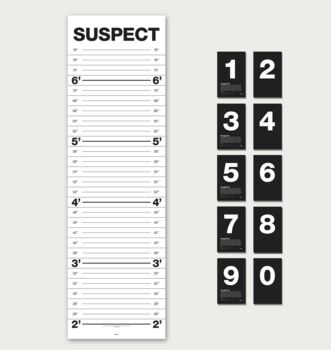 Mugshot Height Chart, 3 of 4