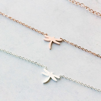 Delicate Dragonfly Necklace, 2 of 5