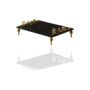 Black Marble Tray With Gold Olive Branch Accents, thumbnail 2 of 2