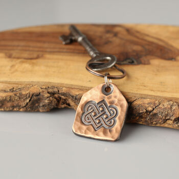 22nd Anniversary Solid Copper Key Ring Gift, 7 of 10