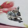 Rabbit Charm Sterling Silver, thumbnail 1 of 10