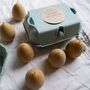 Six Egg Beeswax Candles In Box | Easter Gift And Decor, thumbnail 4 of 4