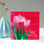 Pink Tulips Mother's Day Card, thumbnail 5 of 6
