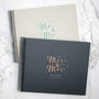 Personalised Spiral Bound Wedding Guest Book, thumbnail 2 of 12