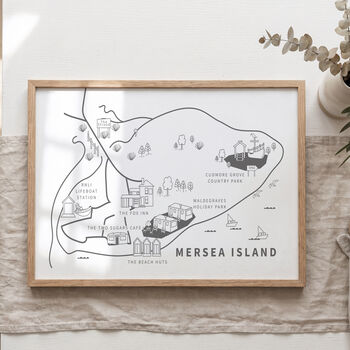 Personalised Our Favourite Places/Map Poster, 5 of 12