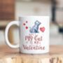 Cat Breed My Valentine Ceramic Mug, thumbnail 4 of 6