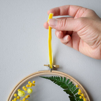 Olga Prinku Dried Floral Embroidery Hoop Kit No.Four, 4 of 8