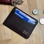 Personalised Initial Faux Leather Card Holder, thumbnail 1 of 2