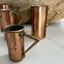 Vintage Copper And Brass Measuring Cups Set Of Four, thumbnail 4 of 4