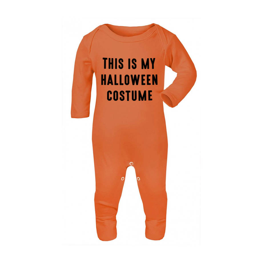 'halloween costume' halloween baby romper sleepsuit by ellie ellie