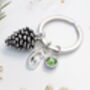 Personalised Pine Cone Keyring, Nature Lover Gift, thumbnail 3 of 7