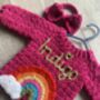 Personalised Baby/Children’s Rainbow Cardigan, thumbnail 6 of 7