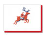 Horse Lovers Christmas Card, Santa Jockey, thumbnail 6 of 6