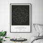 Personalised 'The Sky On This Day' Constellation Print, thumbnail 5 of 8