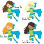 Personalised Superhero/Supergirl Notebook Bundle, thumbnail 5 of 5