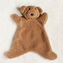 Personalised Soft Teddy Bear Comforter For Newborn, thumbnail 6 of 11