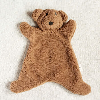 Personalised Soft Teddy Bear Comforter For Newborn, 6 of 11