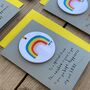 Rainbow Ceramic Keepsake With Card, thumbnail 3 of 5