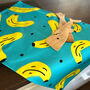 Banana Pattern Tea Towel, Fruit Tea Towel, thumbnail 3 of 3
