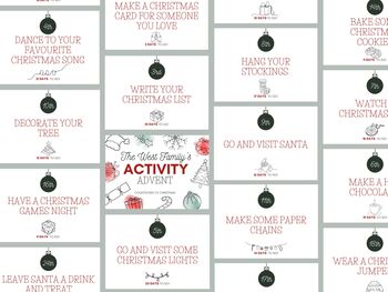 Personalised Family Advent Calendar Countdown To Christmas, 8 of 8