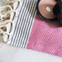 Large Luxury Honeycomb Bathroom Hammam Towel, thumbnail 7 of 12
