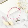 Wheely Amazing Birthday Bike Charm Wish Bracelet, thumbnail 2 of 4