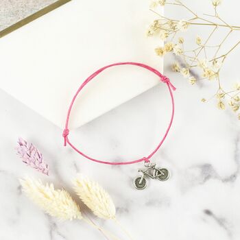Wheely Amazing Birthday Bike Charm Wish Bracelet, 2 of 4