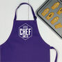 Little Chef Personalised Hexagon Kids Apron, thumbnail 6 of 9