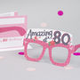 80th Birthday Card Glasses For Her, thumbnail 1 of 3