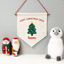 Baby's First Christmas Personalised Decoration Flag, thumbnail 7 of 7