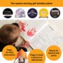 Baby's 1st Christmas Gift Childhood Memory Journal Orange, thumbnail 6 of 12