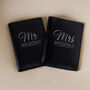 Personalised Mr And Mrs Black Passport Holders, thumbnail 4 of 6