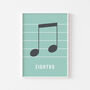 Eighth Note Print | Music Theory Poster, thumbnail 7 of 11