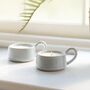 Scented Soy Wax Candle In A Ceramic Tea Cup, thumbnail 1 of 10