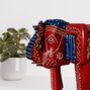 Decorative Indian Elephant Stool, thumbnail 2 of 4