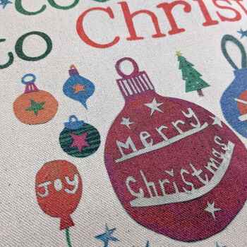 Personalised Countdown To Christmas Sack, 3 of 5