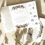 Dried Flowers Gatefold Invitation, thumbnail 1 of 8